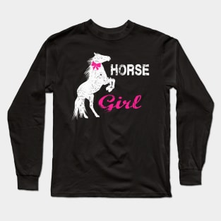 Horse Girl Horse Lover Long Sleeve T-Shirt